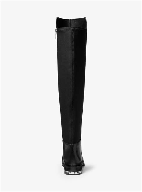 sabrina stretch leather boot michael kors|MICHAEL Michael Kors Sabrina Over.